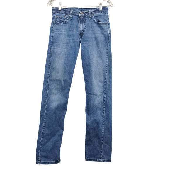 Levi's Men's 513 Jeans Blue 29x32 Medium Wash Denim 5-Pocket - Picture 1 of 14